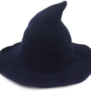 Wool Halloween Witch Hat Knitted Cap Costume Party Cosplay Accessory